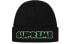 Фото #1 товара BrAnTB Supreme FW19 Week 2 Outline Beanie 冷帽 绒线帽 黑色 / Шапка флисовая Supreme FW19 SUP-FW19-298