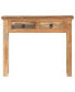 Фото #2 товара Console Table 35.6"x11.8"x29.5" Solid Acacia Wood and Reclaimed Wood