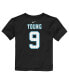 ფოტო #4 პროდუქტის Toddler Boys and Girls Bryce Young Black Carolina Panthers 2023 NFL Draft First Round Pick Player Name and Number T-shirt