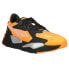 Puma Bmw M Motorsport RsZ Lace Up Mens Black, Orange Sneakers Casual Shoes 3070