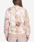 ფოტო #2 პროდუქტის Women's St.Moritz Zip Up Space Dye Faux Fur Jacket