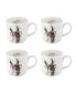 Royal Worcester No Probllama Mug - Set of 4