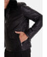 ფოტო #5 პროდუქტის Men's Leather Jacket, Black