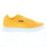 Фото #1 товара Fila Unlock Court 1CM01756-702 Mens Yellow Synthetic Lifestyle Sneakers Shoes