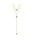 ფოტო #1 პროდუქტის Intuitive Strength - Evil Eye Tourmaline Double Layer Necklace