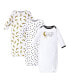 ფოტო #1 პროდუქტის Baby Cotton Long-Sleeve Gowns 3pk, Metallic Moon