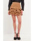 Фото #3 товара Women's Tiered Ruffle Mini Skirt