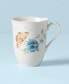 Butterfly Meadow 12 Oz. Floral Porcelain Mug