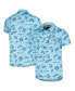 ფოტო #1 პროდუქტის Men's Blue THE PLAYERS Fishing Tri-Blend Button-Up Shirt