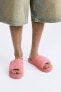 Фото #6 товара Стеганые сандалии из высокотехнологичной ткани ZARA