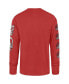 Men's Red Portland Trail Blazers 2023/24 City Edition Triplet Franklin Long Sleeve T-shirt