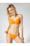 Фото #1 товара Brazilian Bikini Altı Basic Dokulu Yanları Bağlama Detaylı