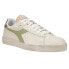 Фото #2 товара Diadora Game L Low Icona Lace Up Womens Green, Off White Sneakers Casual Shoes