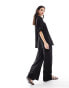 Фото #8 товара The Frolic vanora relaxed beach trouser co-ord in black