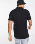 Фото #4 товара Jack & Jones Essentials slim fit pique logo polo in black