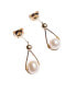 ფოტო #1 პროდუქტის Leighton - faux pearl pendant earrings