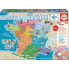 Фото #1 товара EDUCA Puzzle 150 Teile - Departements und Regionen von Frankreich