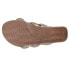 Volatile Gillette Metallic Leopard Slide Womens Beige Casual Sandals PV141-954
