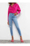Фото #12 товара LCW Jeans Yüksek Bel Süper Skinny Fit Düz Cep Detaylı Kadın Rodeo Jean Pantolon