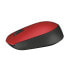 Фото #7 товара Logitech M170 Wireless Mouse - Ambidextrous - Optical - RF Wireless - 1000 DPI - Red