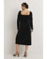 Boden Velvet Jersey Midi Dress Women's