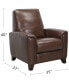 Фото #29 товара Brayna 35" Classic Leather Pushback Recliner, Created for Macy's