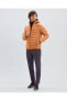 Фото #6 товара M Essential Hooded Jacket Erkek Kahverengi Mont S202063-219