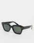 Ray-Ban womens square sunglasses in black