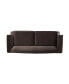 Фото #4 товара Elaine 77" Camel Back Sofa with Nailhead Accents