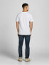 Фото #3 товара Футболка мужская Jack & Jones JJEORGANIC Slim Fit 12191759 Черная 1Черная 1Белая 1Белая