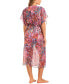 Фото #2 товара Women's Abstract-Print Cover-Up Dress