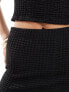 Фото #7 товара Only bubble texture mini skirt co-ord in black