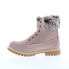 Фото #3 товара Lugz Rucker HI Fur WRUCKRHFUE-682 Womens Pink Synthetic Casual Dress Boots 8.5