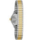 Фото #3 товара Часы Caravelle Two Tone Stainless Watch 24mm