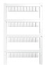 Фото #2 товара Weidmüller MF-WO 9/6 MC NE WS - Terminal block markers - 400 pc(s) - Polyamide - White - -40 - 100 °C - V2