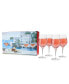 Фото #1 товара Rosé Wine Glasses, Set of 4, 17 Oz