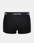 Фото #2 товара Lacoste essentials 5 pack trunks in black