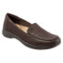 Trotters Jacob T1854-200 Womens Brown Narrow Leather Loafer Flats Shoes 8.5
