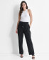 ფოტო #4 პროდუქტის Women's Drawstring-Waist High-Rise Cargo Pants