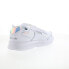 Reebok Glide SP Womens White Leather Lace Up Lifestyle Sneakers Shoes