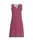 Фото #3 товара Women's Cotton Jersey Sleeveless Swim Cover-up Dress Print