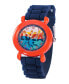 ფოტო #1 პროდუქტის Boy's Disney Luca Alberto Blue Silicone Strap Plastic Watch 32mm