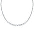 Elegant necklace with clear Cubic Zirconia Colori SAVY10