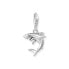 Фото #1 товара Thomas Sabo Charm-Anhänger Hai silber 925 Sterlingsilber geschwärzt Zirkonia