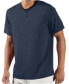 Фото #2 товара Men's Short Sleeve Henley T-Shirt-3 Pack