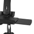 Фото #5 товара Sit Stand Dual Monitor Arm - Desk Mount Dual Computer Monitor Adjustable Standing Workstation for up to 24" Displays - VESA Ergonomic Stand Up Desk Converter w/ Keyboard Tray - Black - 61 cm (24") - 360° - 90° - 0 - 30° - 16 kg