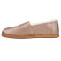 Фото #3 товара TOMS Alpargata Leather Slip On Womens Brown Flats Casual 10017372T