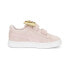 Фото #2 товара Puma Suede Classic Light Flex Bow V Slip On Toddler Girls Pink Sneakers Casual