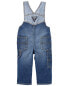 Фото #8 товара Baby Distressed Denim Overalls 3M