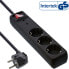 Фото #3 товара Удлинитель Inline Socket strip CEE 7/3 - 3-way - overvoltage protection - switch - black